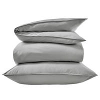 MAKOSATIN BETTWÄSCHE Nightlife Deluxe aus Baumwolle 155 x 220 cm - Dunkelgrau, Textil (155/220cm) - Butlers