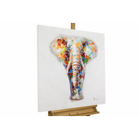 ÖLGEMÄLDE 80/80 cm - Multicolor, Holz/Textil (1.52/80cm) - KUNSTLOFT