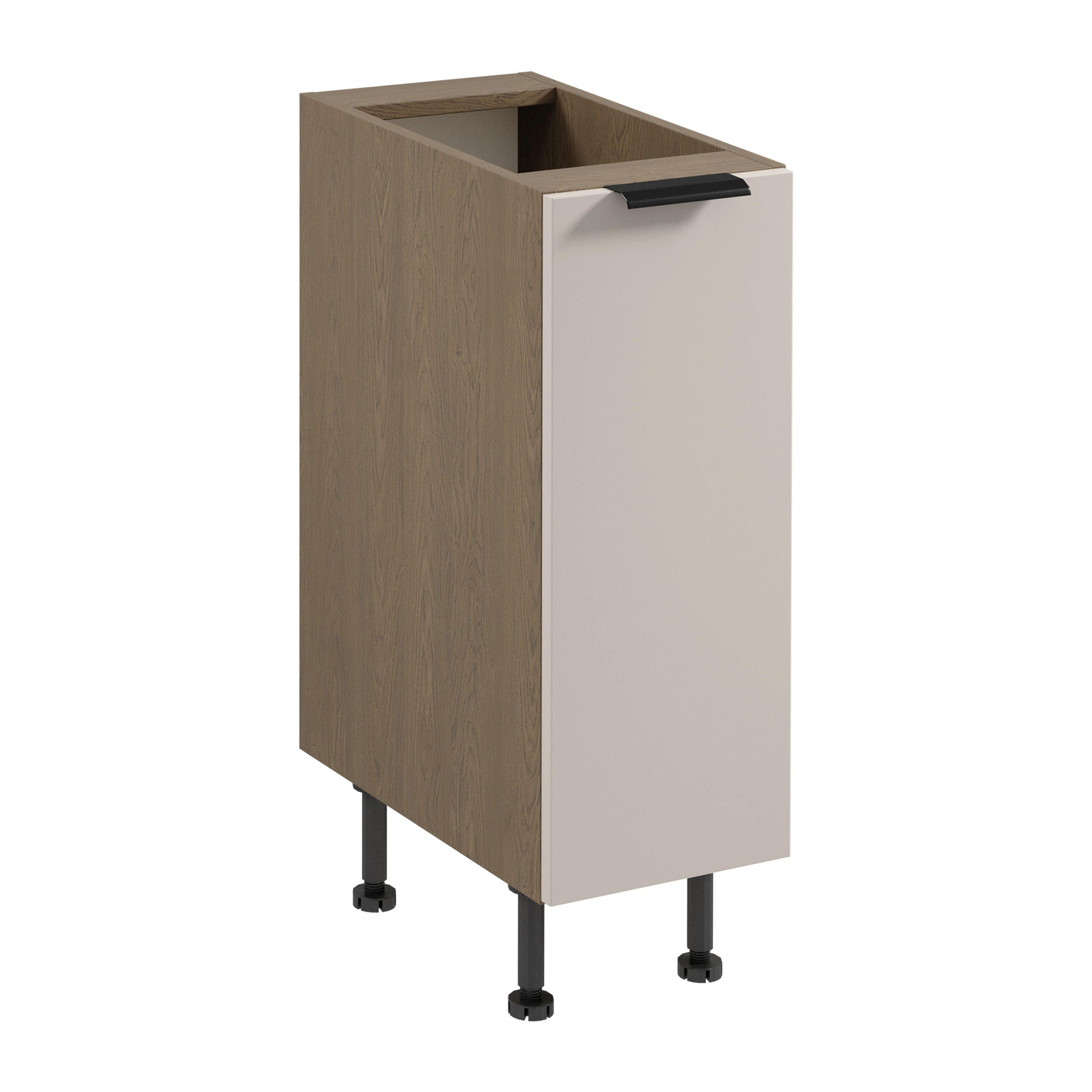 Royal24_Markt Unterschrank Eiche, Beige 30x87x52 cm
