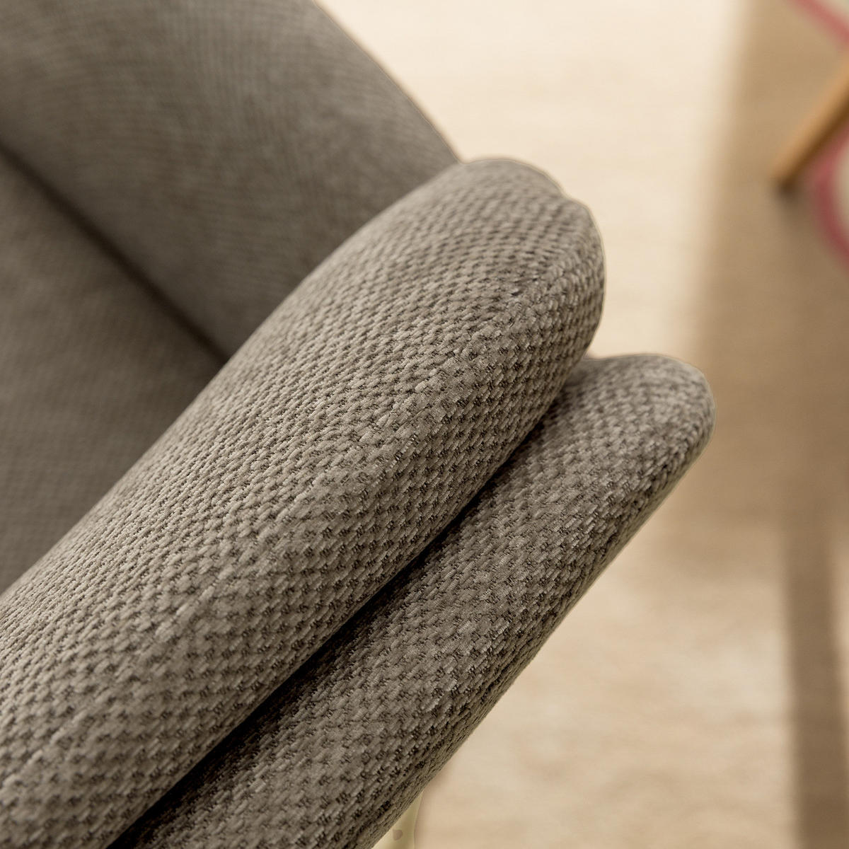 BÜRODREHSTUHL - Schwarz/Braun, Textil/Metall (61/85/61cm) - home24