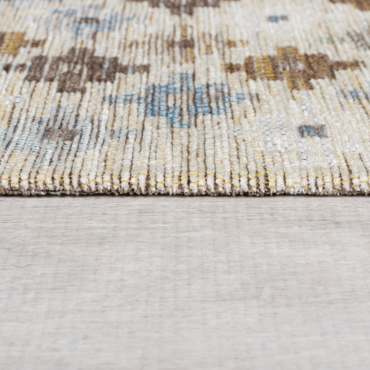 TEPPICH COQUET, mit Kreuz Muster, Erdtöne-Bunt, 200 x 290 cm - Beige, Textil (200/290cm) - KADIMA DESIGN