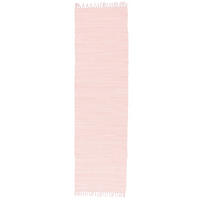 BAUMWOLLE NATUR TEPPICH LÄUFER JOLLY COTTON - Rosa, Textil (70/250cm) - Pergamon