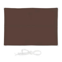 SONNENSEGEL - Braun, Textil/Metall (400/300cm) - Relaxdays