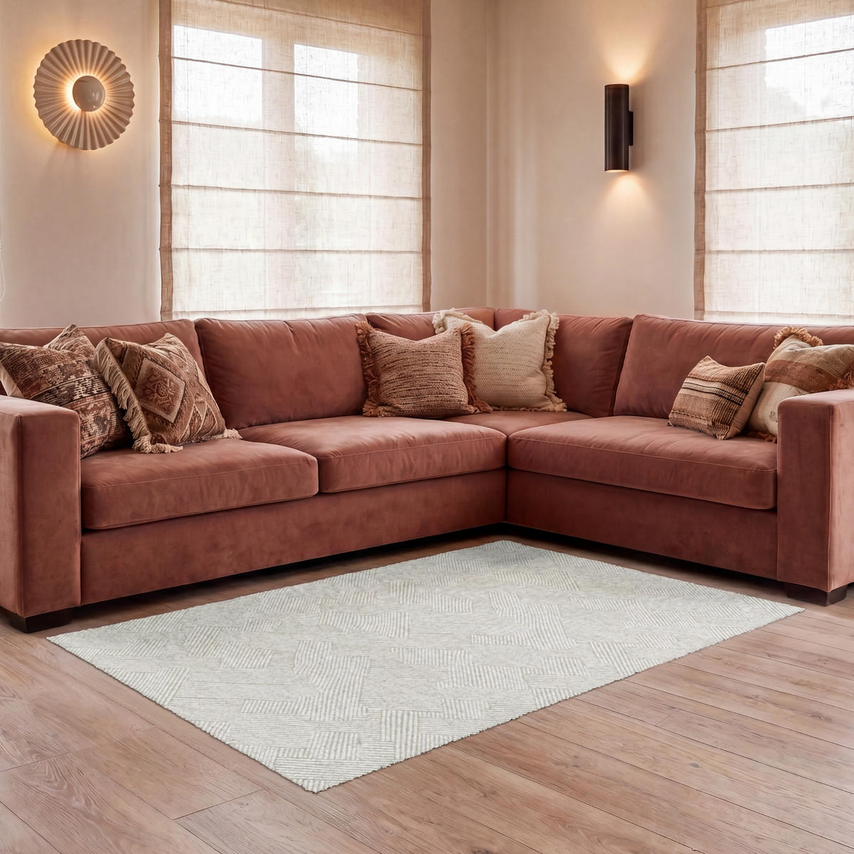 KOBERCE - Textúra - abstraktná - béžová - 150x90 cm - béžová, textil/plast (150/0.4cm) - OnlyWow