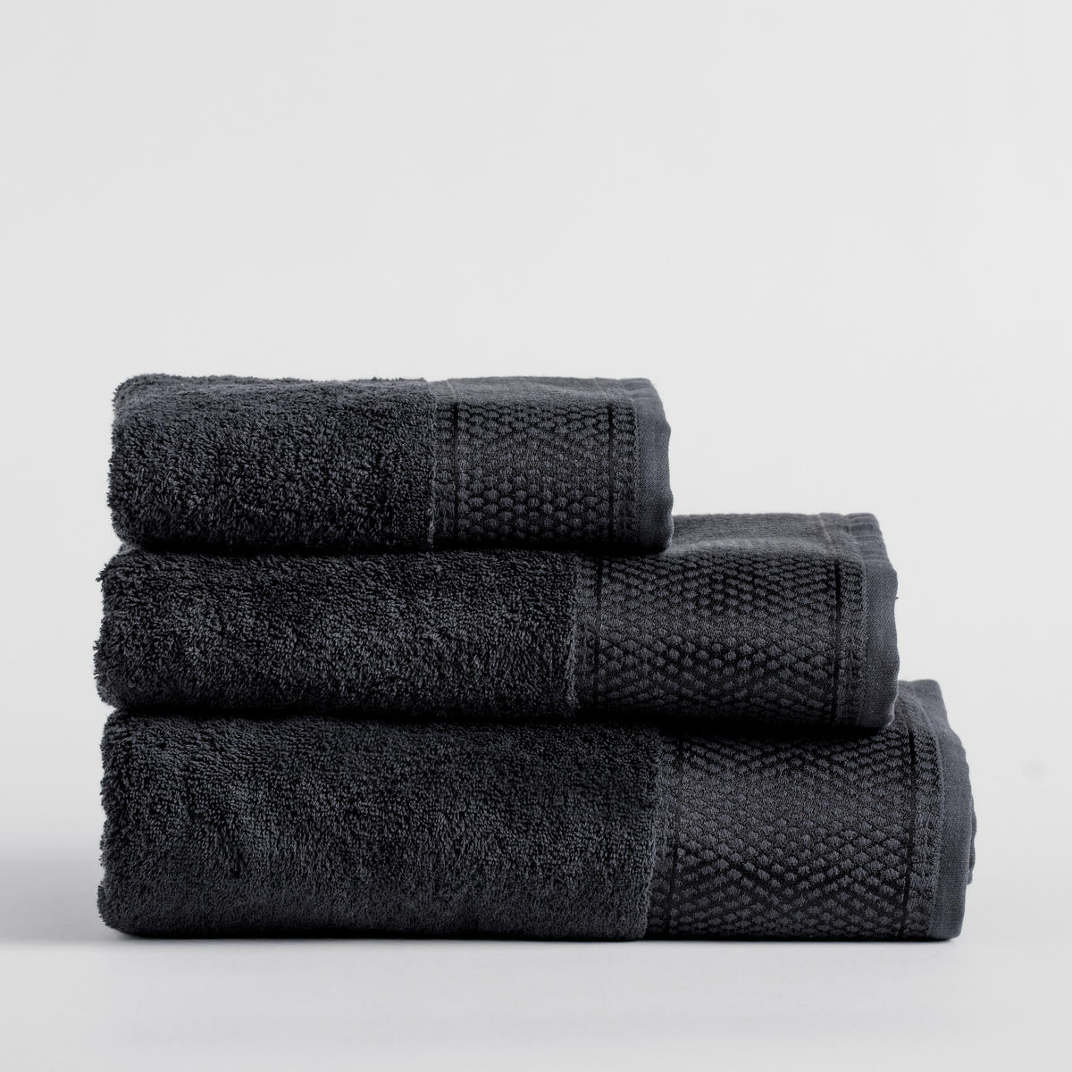 HANDTUCH Destello - Schwarz, Textil (70/130cm) - home&you