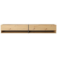 TV-HÄNGEBOARD Mirrgo Eiche / Grafitgrau 200/30/32 cm - Schwarz/Eiche Artisan, Holzwerkstoff (200/30/31.6cm) - Selsey