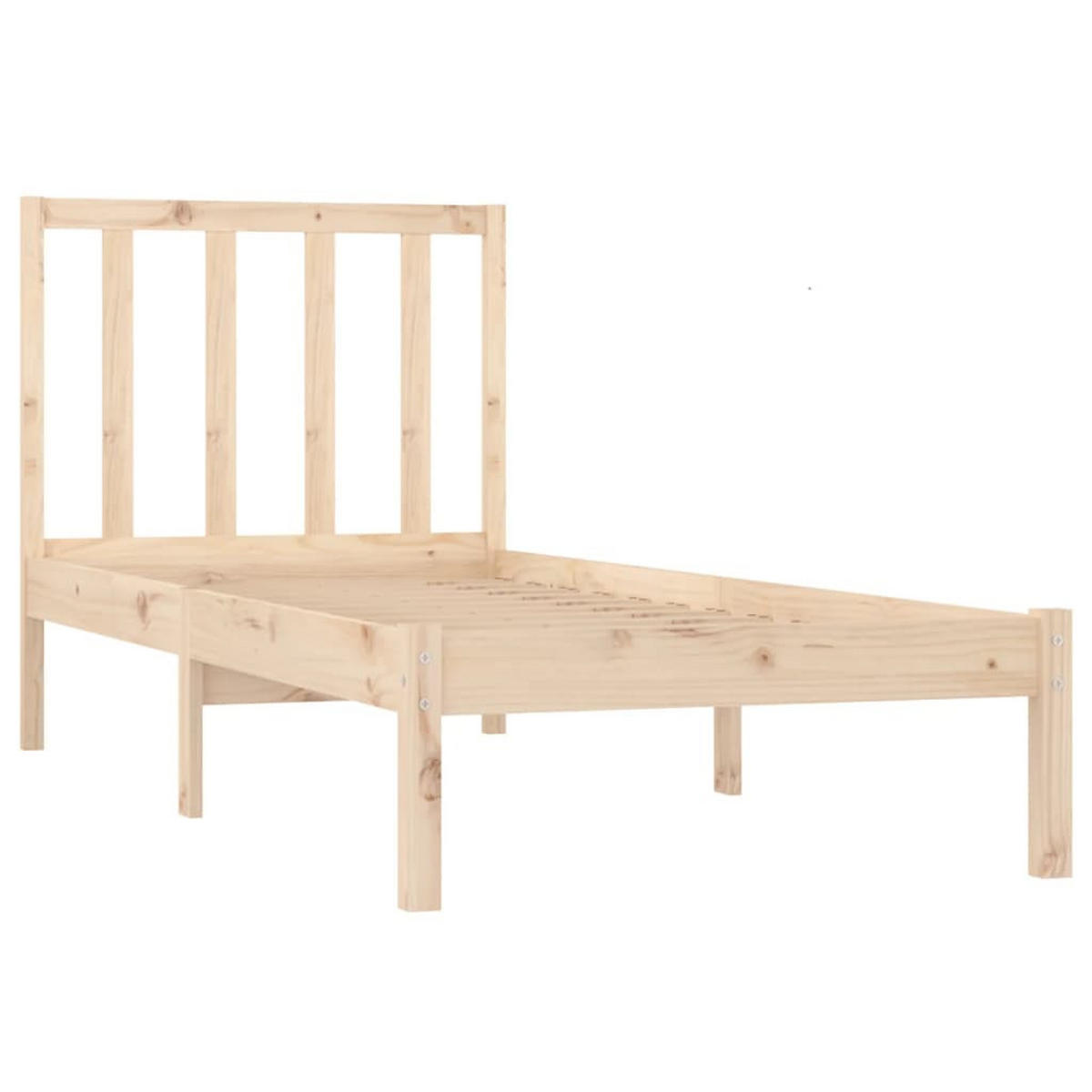 BETT Neff 100/205.5 cm - Braun, Holz (100/200cm) - Nettlife