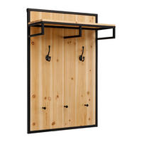 GARDEROBE Vittoria ca. 67 /100 cm Tanne massiv - Naturfarben, Holz (67/100/27cm)