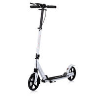 KINDERROLLER Rider PU-Räder weiß klappbar Stoßdämpfer höhenverstellbar - Weiß, Metall (95/12/100cm) - Chipolino