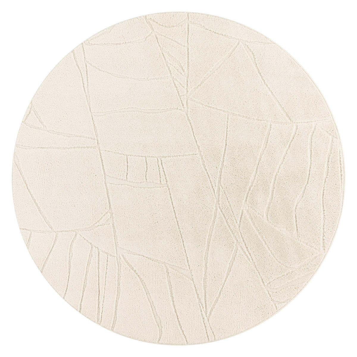 HOCHFLORTEPPICH 160/160 cm Tokio 474 - Creme, Textil (160/160cm) - Paco Home