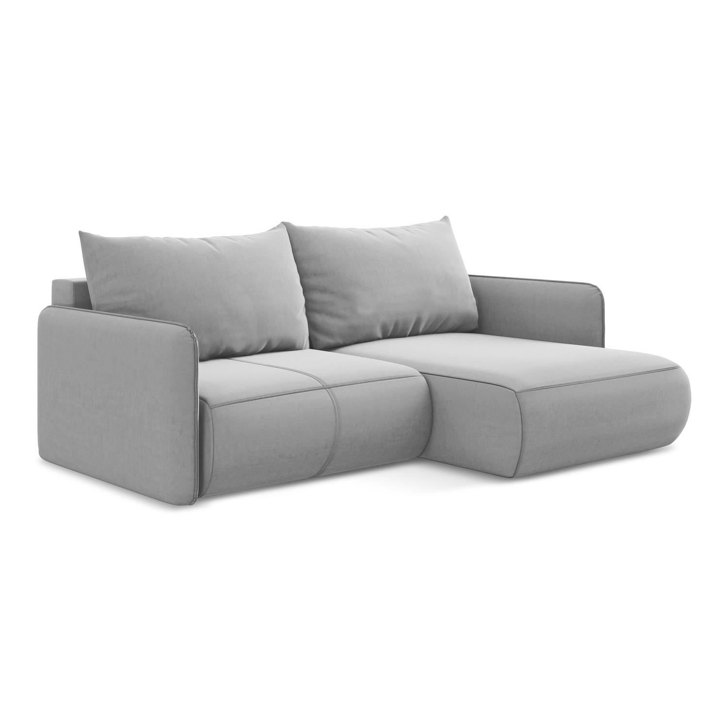 LaMiaSofa Ecksofa Grau 207x148 cm