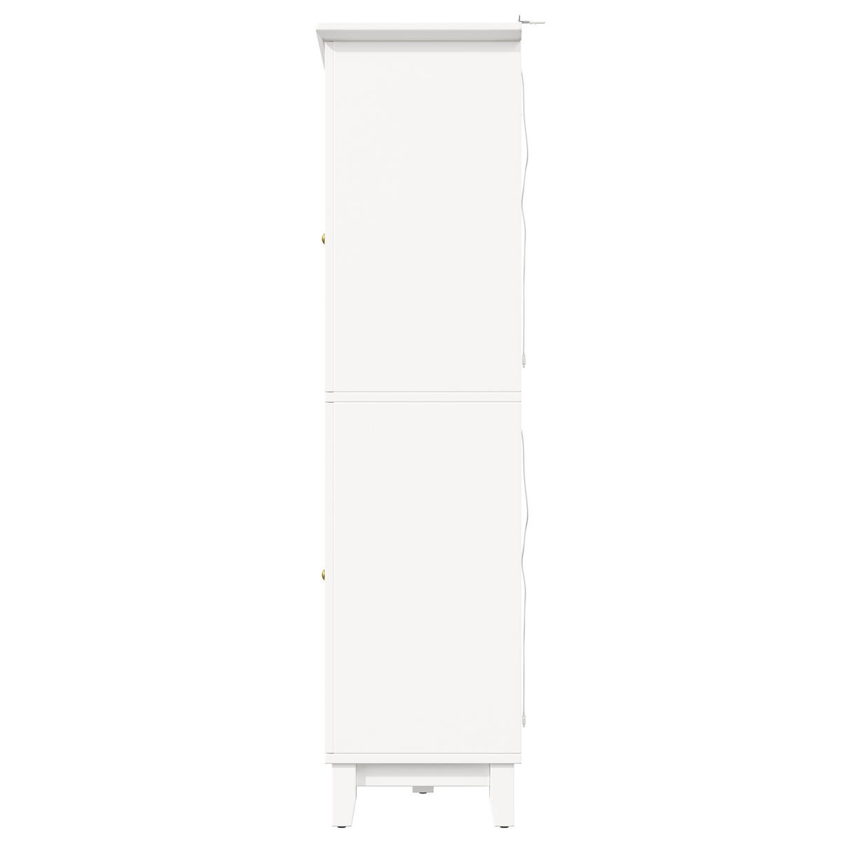 WEINSCHRANK LED App 180.5x120x40Cm Glas Flaschenhalter - Weiß, Holzwerkstoff (120/180.5/40cm) - FLIEKS