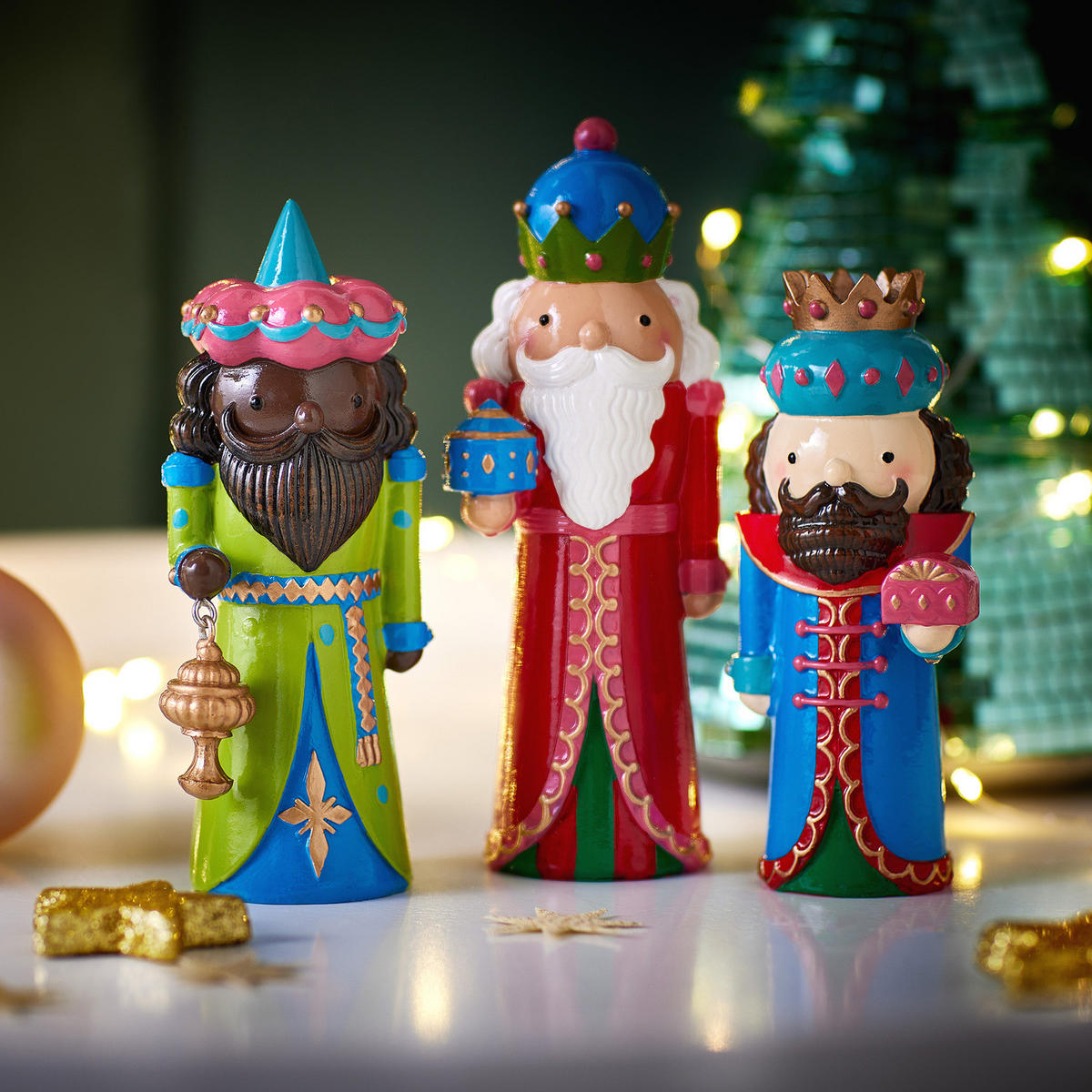 DEKOFIGUR X-Mas König - Rot, Stein (7/20/8cm) - Butlers