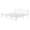 METALLBETT Florenz - Weiß, Metall (180/200cm) - [en.casa]