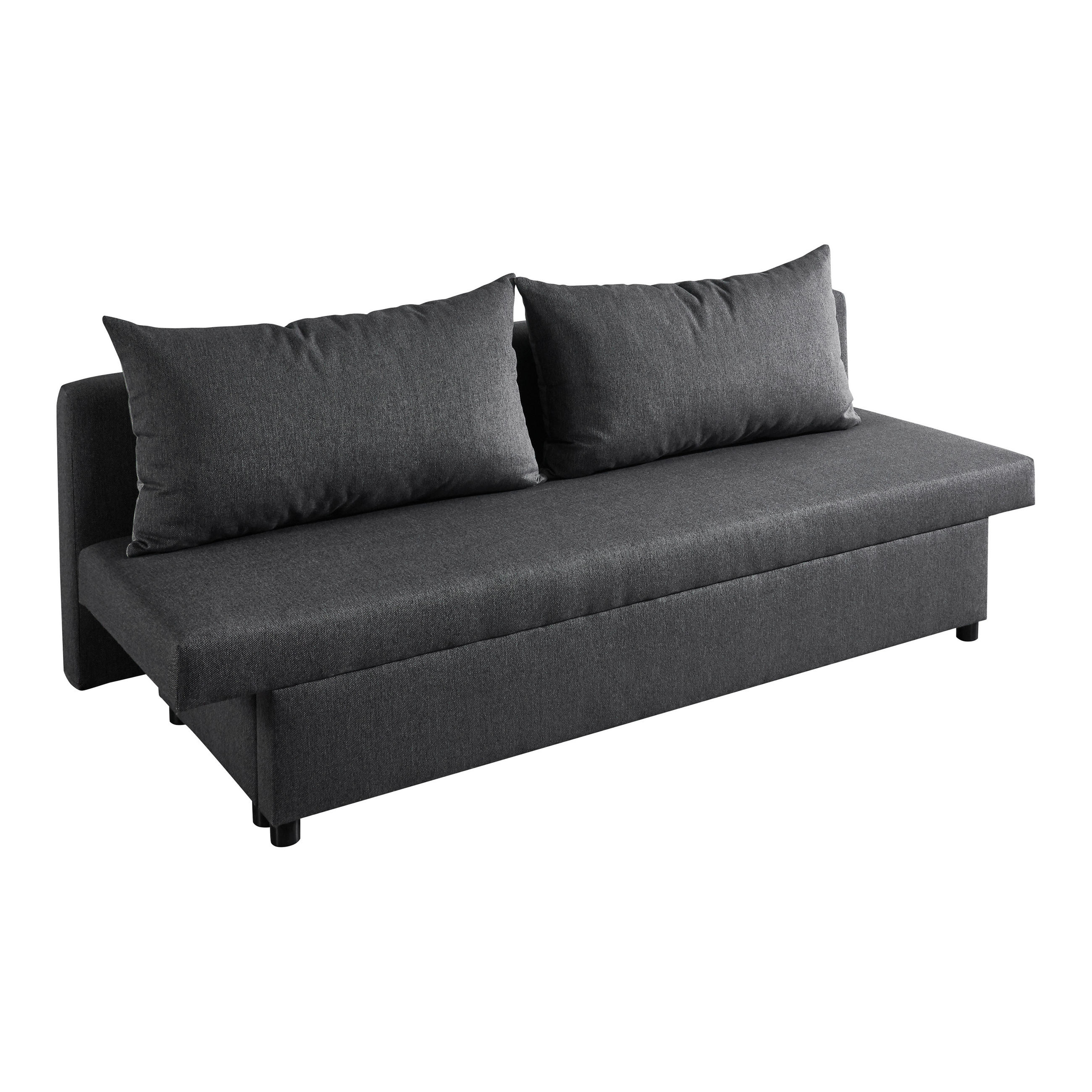 SOFA Trendy mit Schlaffunktion - Anthrazit, Textil (170/85/108cm) - Betten-ABC