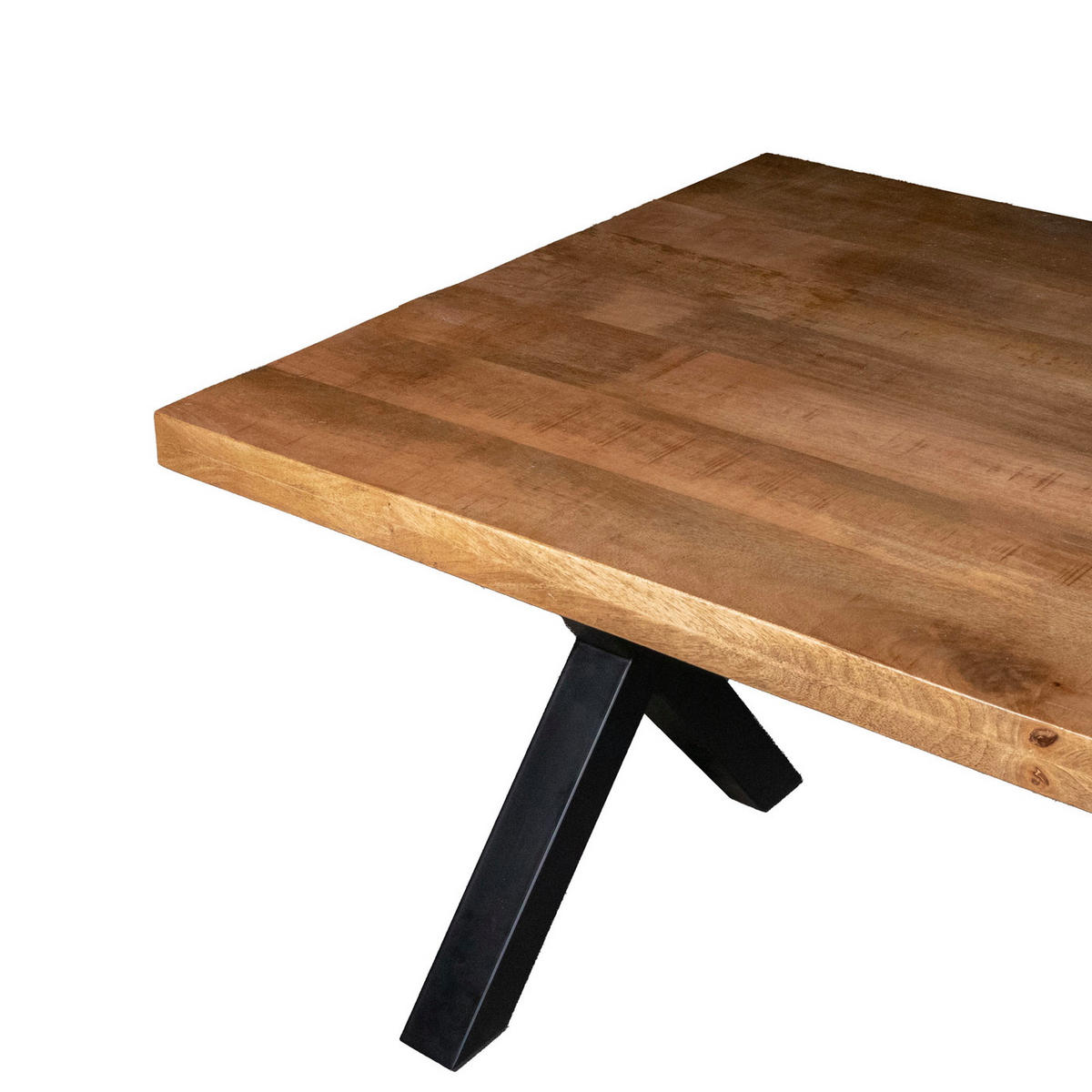 ESSTISCH aus Mangoholz 240cm, natürlich - Braun, Holz (240/100/76cm) - Giga Meubel