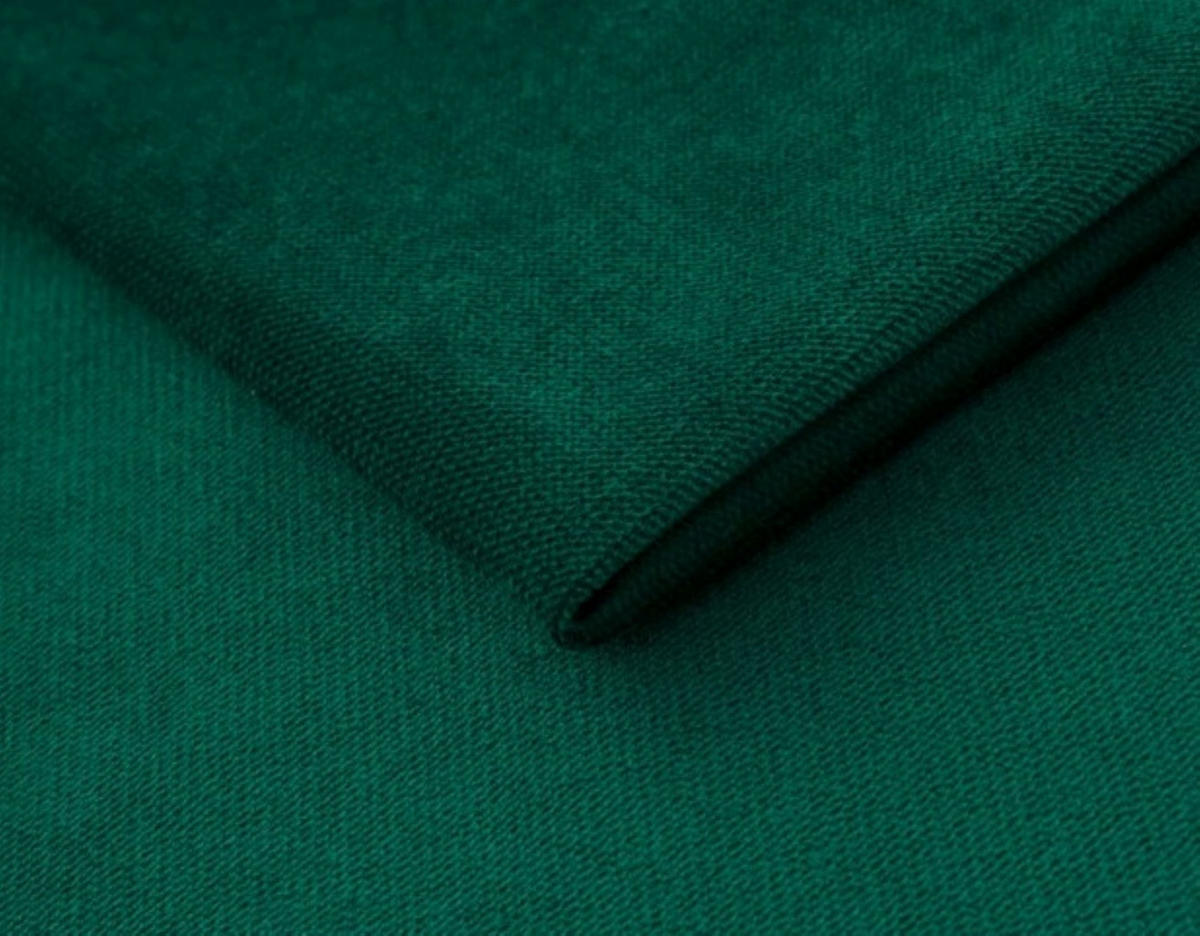SCHLAFSOFA ARO, Sofa mit Schlaffunktion und Bettkasten, Klappsofa, Schlafcouch mit Füßen aus Naturholz, Veloursstoff, Couch in Frabe: Grün - Grün, Textil (217/100/87cm) - Sepro Meble
