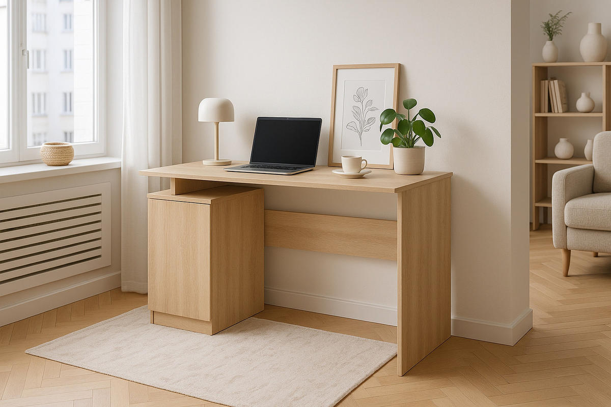 SCHREIBTISCH Sonoma Eiche 120/73/59 - Sonoma Eiche, Holzwerkstoff (59/120/73cm) - RAUMHIRSCH FURNITURE