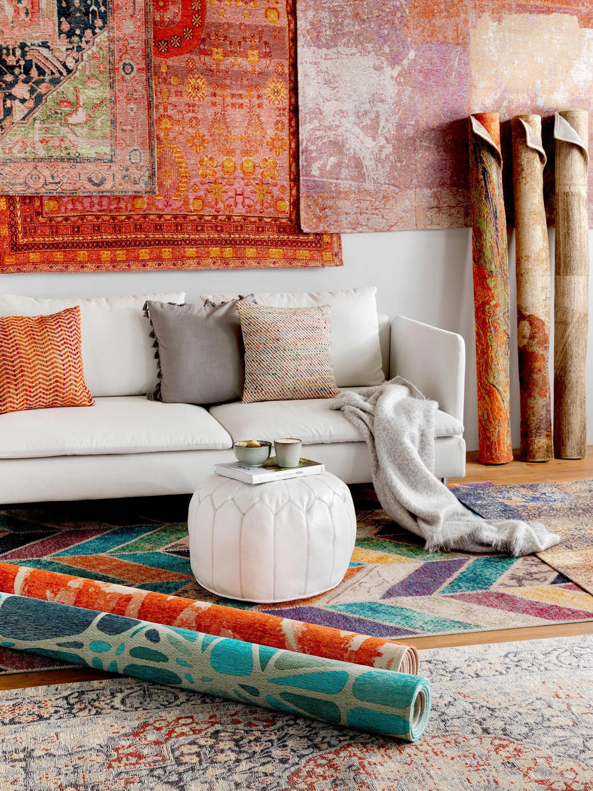 FLACHGEWEBETEPPICH Stay Pink 155x235 cm - Pink, Textil (155/235cm) - benuta Pop