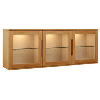 HÄNGESCHRANK mit LED Beleuchtung Wildeiche - Honigeiche/Eichefarben, Holzwerkstoff (160/60/37cm) - Furnhouse