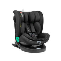 KINDERSITZ i-Reverse i-Size schwarz (40-150cm) Isofix 360-Drehung 5-Punkt-Gurt - Schwarz, Kunststoff (43/55/53cm) - Kikka boo