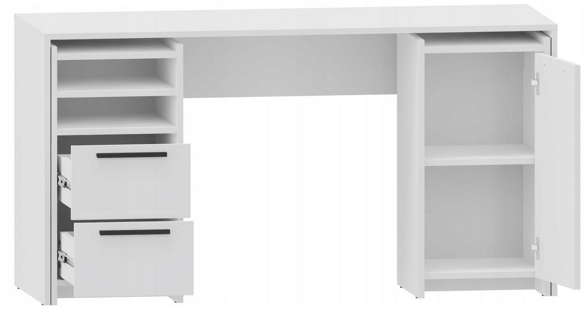 KOMMODE ALTIVO 2SW2O Weiß 36/35,6/70,4 cm - Weiß, Holzwerkstoff (36/70.4/35.6cm) - Matkam Möbel