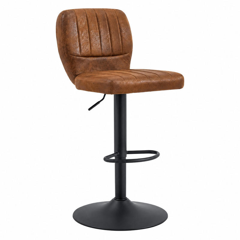 Meubliv Barhocker Schwarz 45x114x52.1 cm