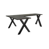 ECKSCHREIBTISCH Ede 5 190 x 120 x 75 Computertisch Graphit - Grau, Holz (190/120/75cm) - 58aufmkessel