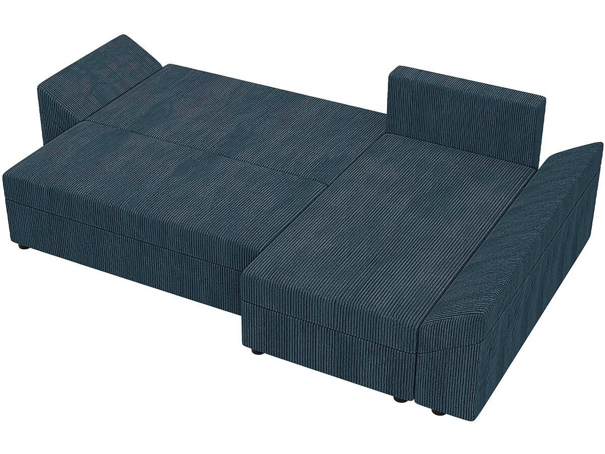 ECKSOFA vaugirard Blau - Blau, Textil (138/244cm) - Habitat Garten