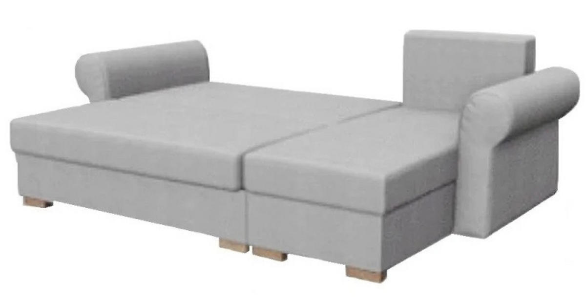 ECKSOFA Granat LION Mit Schlaffunktion Rechts - Blau, Textil (238/85cm) - Sepro Meble