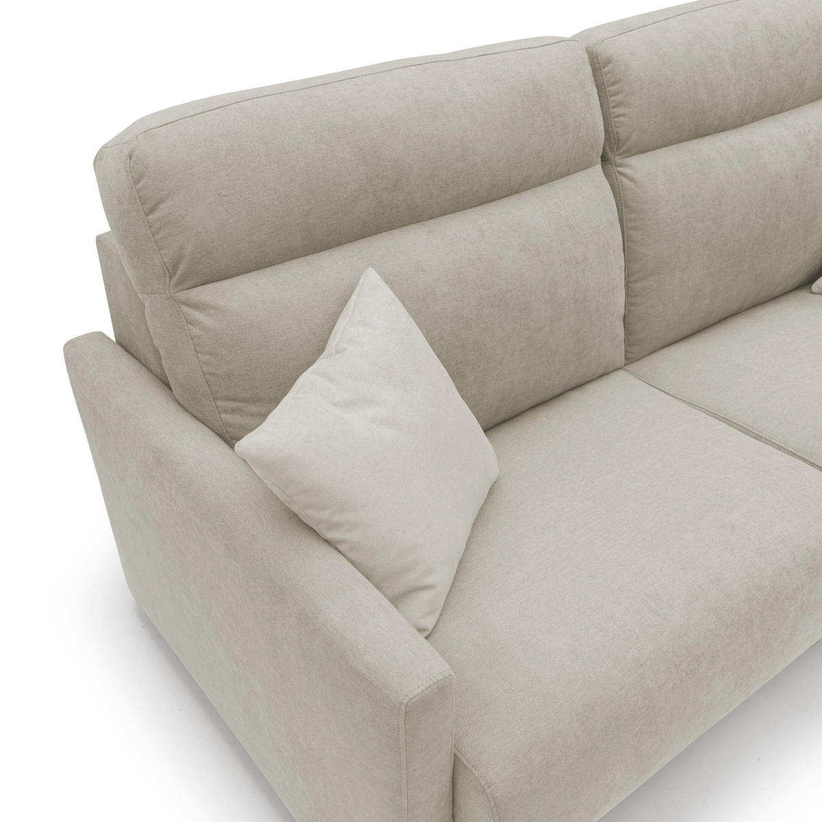 SCHLAFSOFA Margot - Creme, Textil (196/102/97cm) - Divani.store
