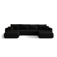 WOHNLANDSCHAFT Camila In Monolith - Anthrazit, Holzwerkstoff/Textil (384/85/175cm) - Fun Möbel