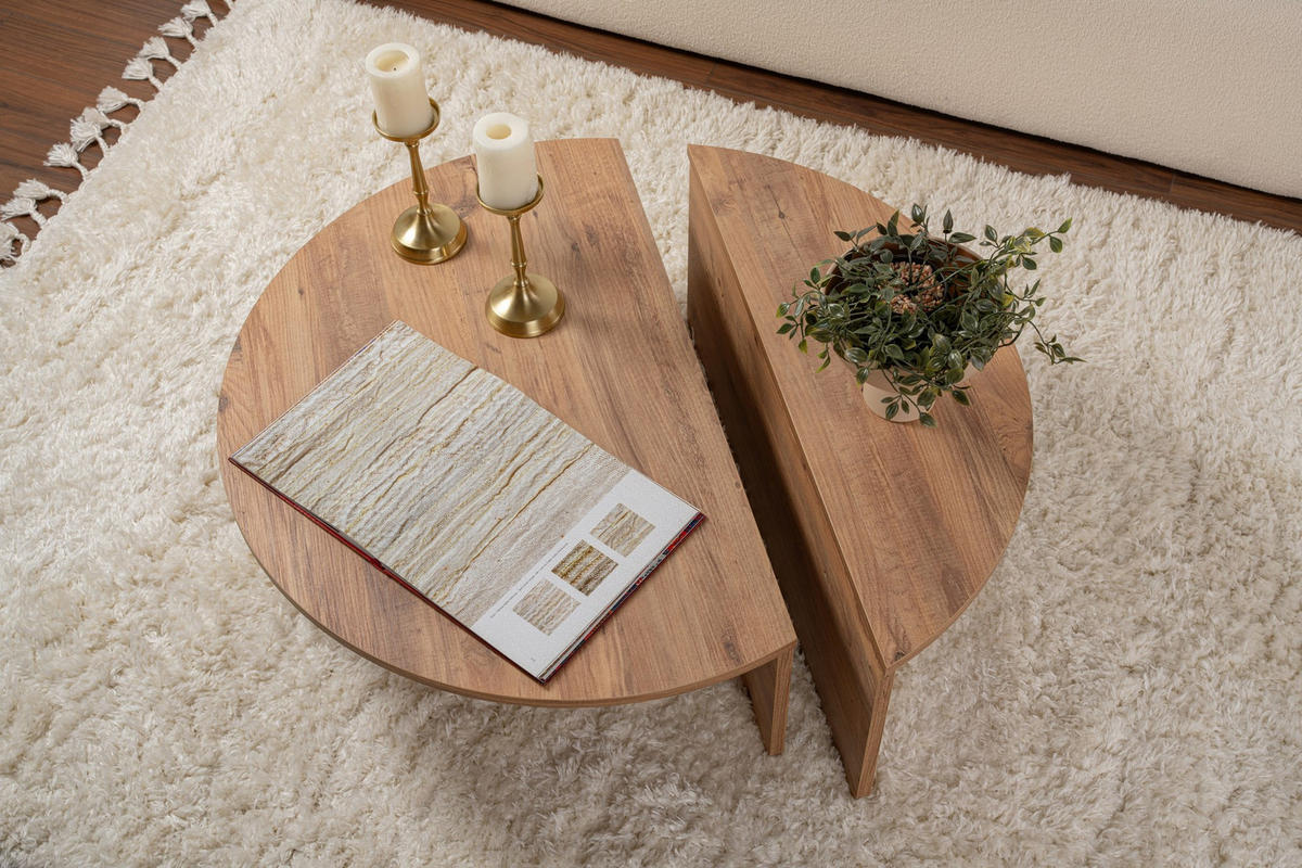 COUCHTISCH orion Braun - Braun, Holz (90/60/30cm) - Habitat Garten