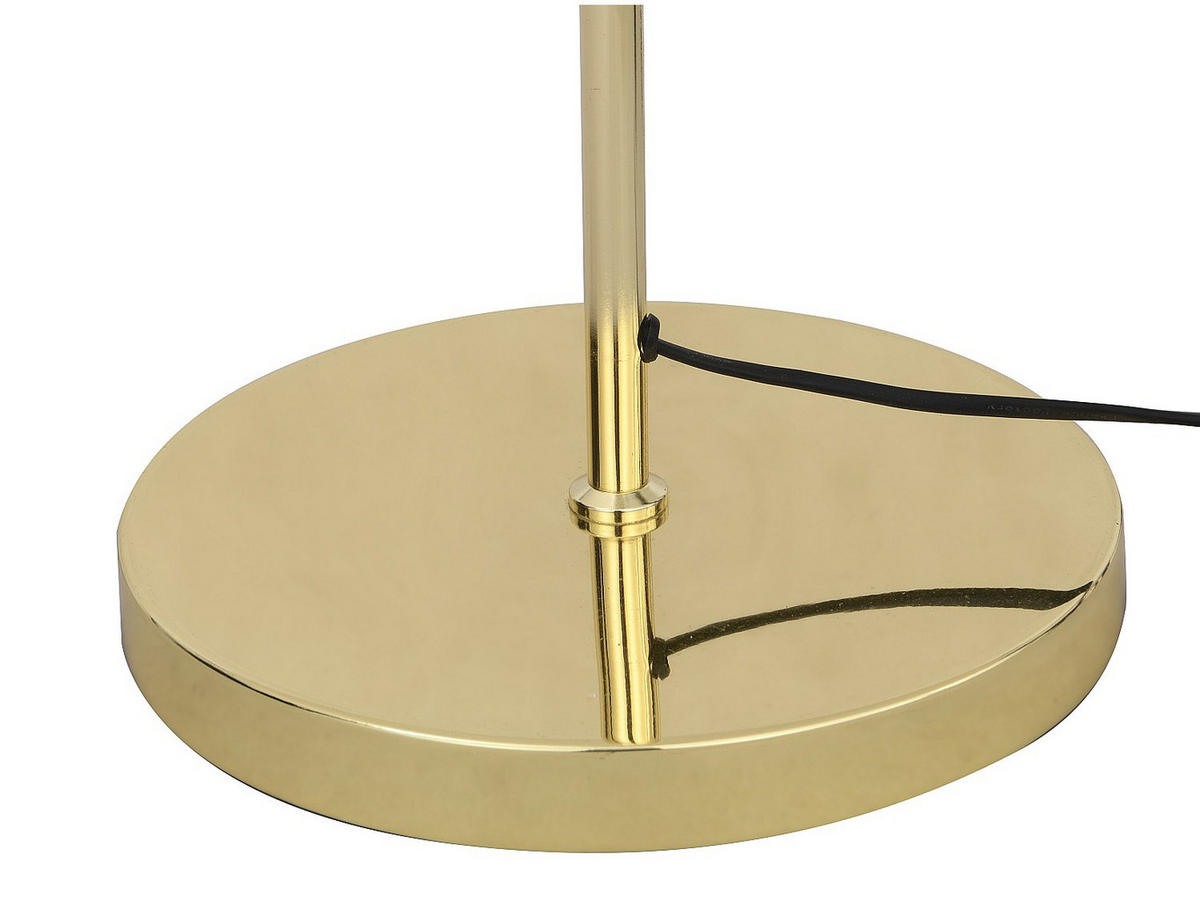 STEHLAMPE - 30 cm x 30 cm - Metall - Goldfarben - ONTARIO - Goldfarben, Metall (30/30/149cm) - Vente-Unique