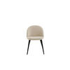 STUHL 2er-Set velours beige, schwarz - Beige, Holzwerkstoff (50/77/57cm) - ebuy24
