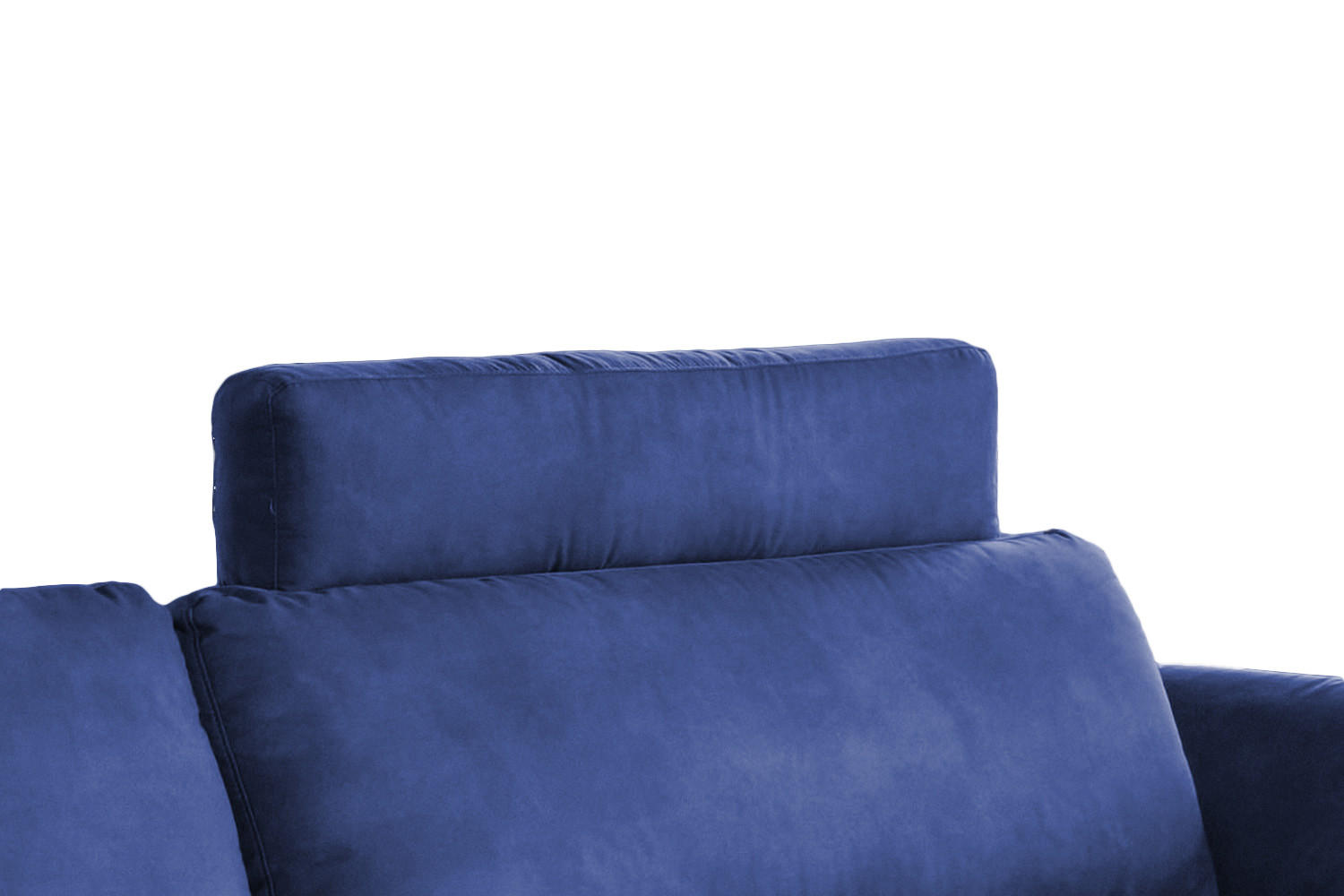 KOPFSTÜTZE MALTA Blau Webstoff - Blau, Textil (100/23/15cm) - KAWOLA