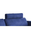KOPFSTÜTZE MALTA Blau Webstoff - Blau, Textil (100/23/15cm) - KAWOLA