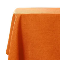TISCHDECKE Abwaschbar Leinenoptik 140 x 180 cm - Orange, Textil (180/140/1.5cm)