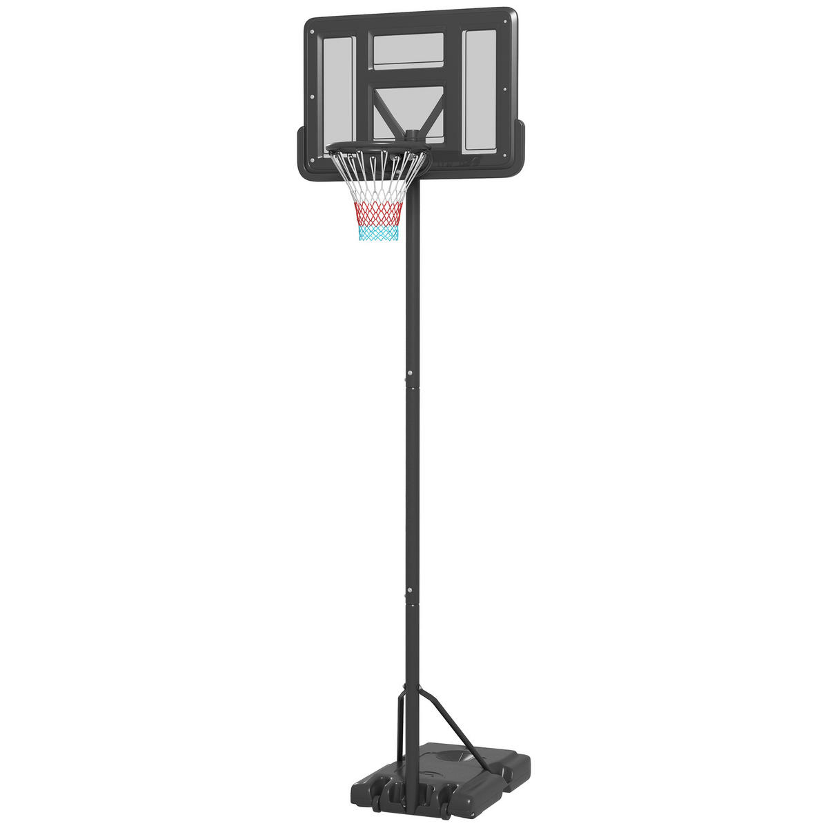 BASKETBALLSTÄNDER DE-10524 Schwarz - Schwarz, Metall (60/90cm) - ComfortXL