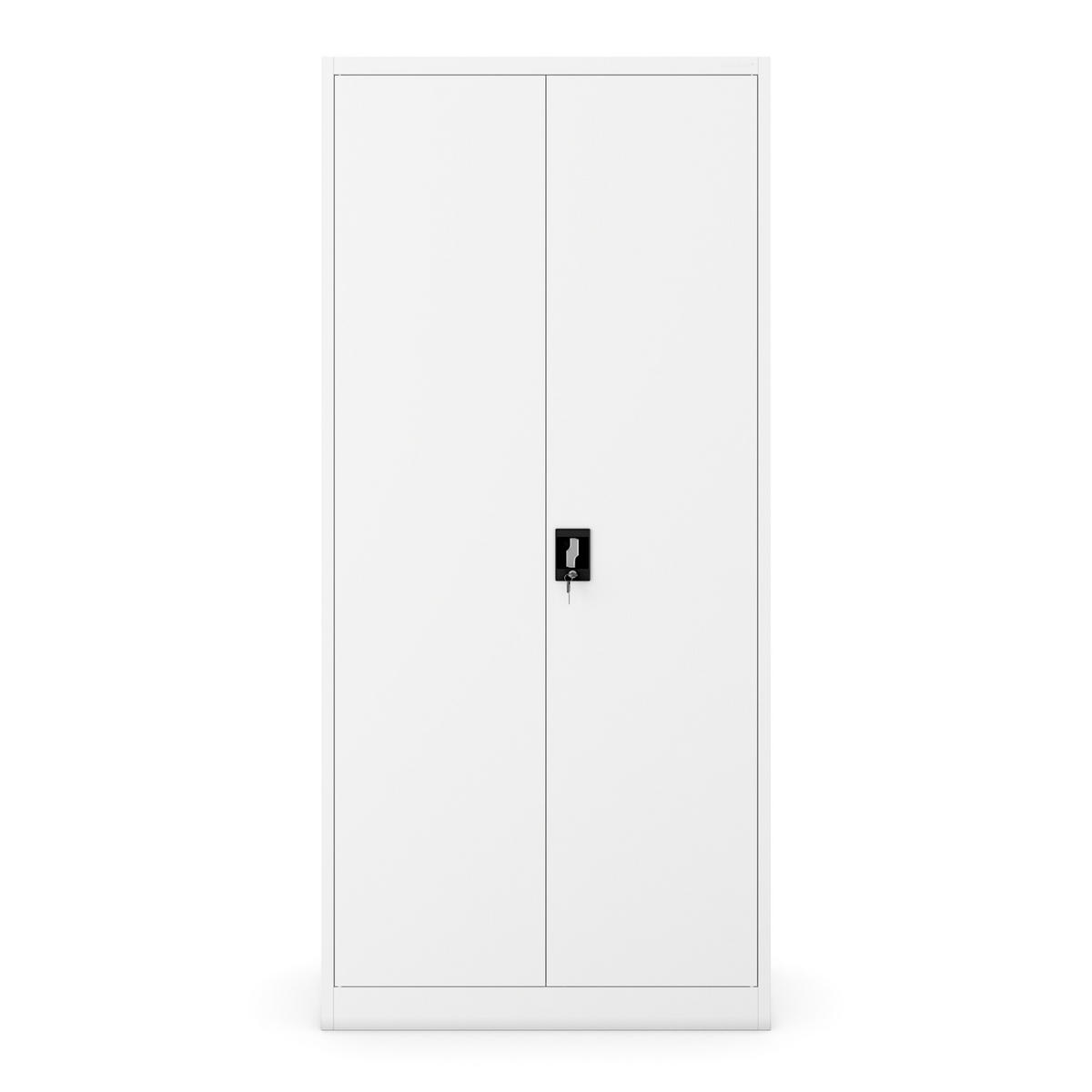 AKTENSCHRANK JAN H D600 - Weiß, Metall (90/195/60cm) - Jan Nowak