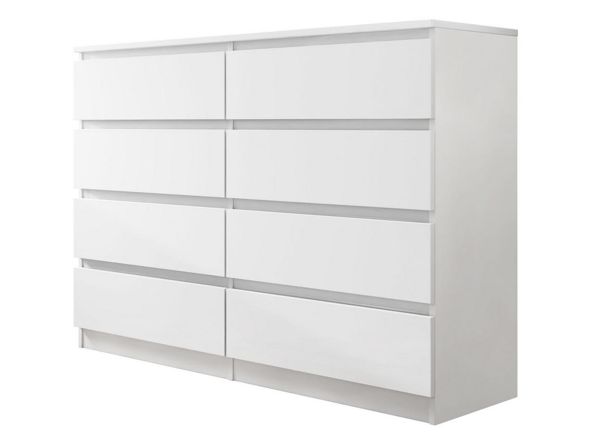 KOMMODE Malwa M8 - Weiß, Holzwerkstoff (138/100/40cm) - MIRJAN24