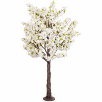 KIRSCHBAUMDEKORATION 140x140x250cm - Weiß, Kunststoff (140/250/140cm) - Wanderlust