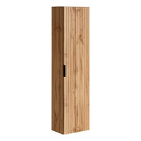 HOCHSCHRANK ADEN SZK1 Profilierte Fronten Eiche - Eichefarben, Holzwerkstoff (35/140/25cm) - Komodee