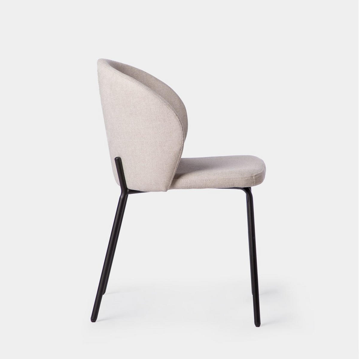 ESSZIMMERSTUHL Norah Beige 49 cm x 80 cm 4er-Set - Beige, Textil (49/80/56cm) - Klast Home