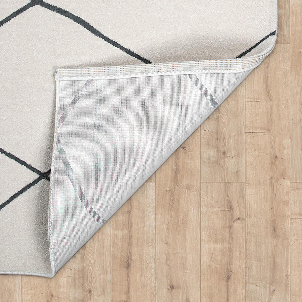 KURZFLORTEPPICH 200/200 cm Haral 786 - Weiß, Kunststoff (200/200cm) - Paco Home