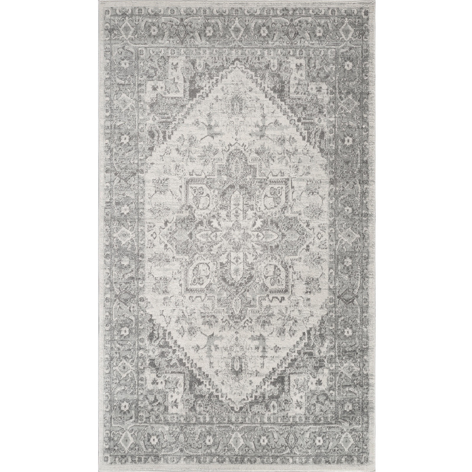 VINTAGE-TEPPICH 80/150 cm Grau - Grau, Naturmaterialien/Textil (80/150cm) - LIVABLISS