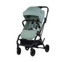 KINDERWAGEN Go Twist grün Sitz drehbar PU-Reifen klappbar Federung Korb - Grün, Metall (70/55/103cm) - Chipolino