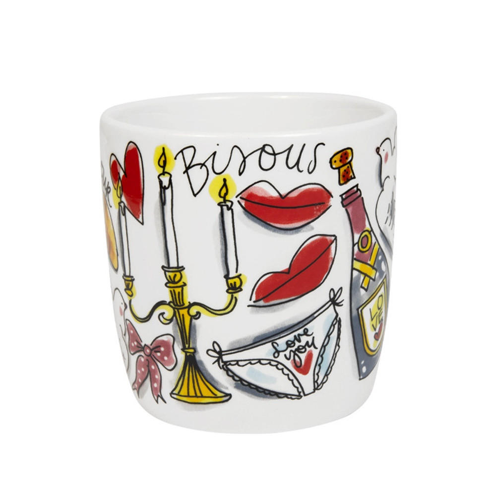 CAPPUCCINO-BECHER Valentinstag You're A Treasure in Bunt - 500 ml - Multicolor, Keramik (0.5L) - Blond Amsterdam