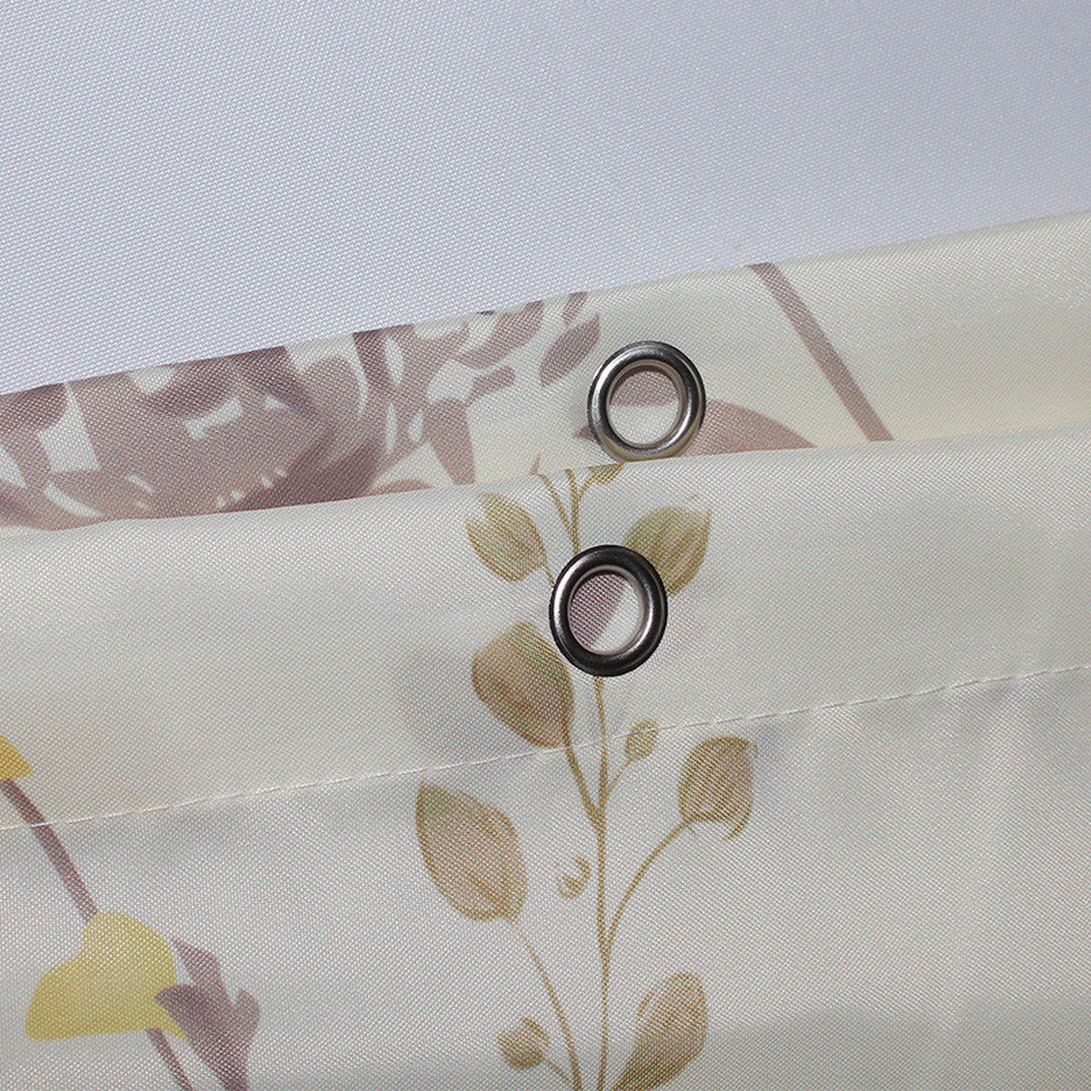 DUSCHVORHANG 180 x 200 cm Polyester schnell trocknend wasserdicht maschinenwaschbar Badezimmer - Gelb, Textil (180/200cm) - MCBOSON