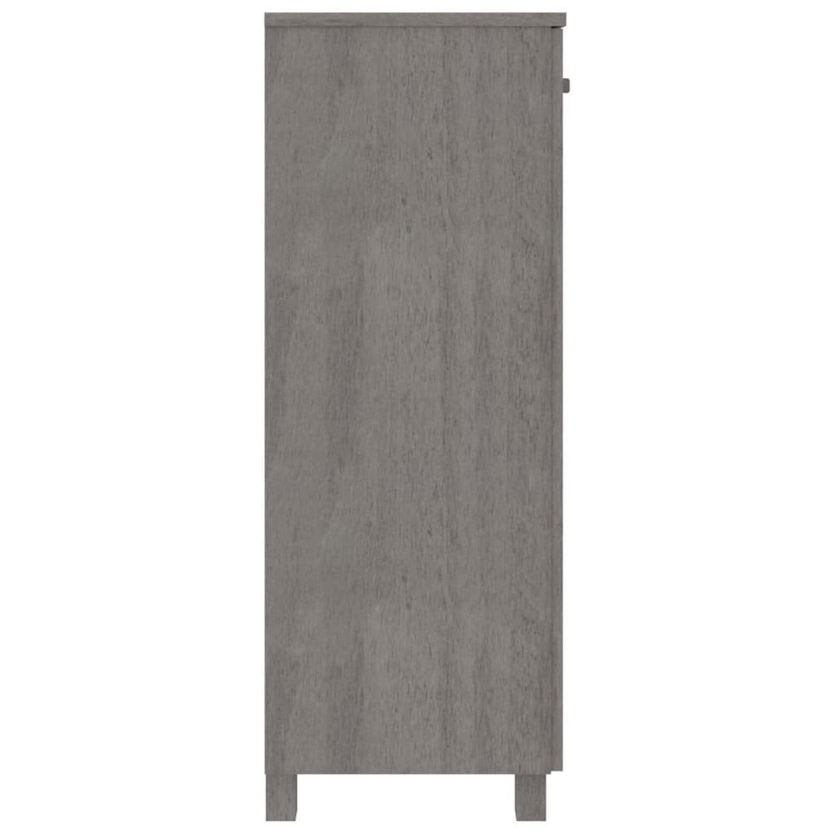 SCHUHSCHRANK Garcia 85/40/108 cm - Grau, Holzwerkstoff (85/108/40cm) - Nettlife
